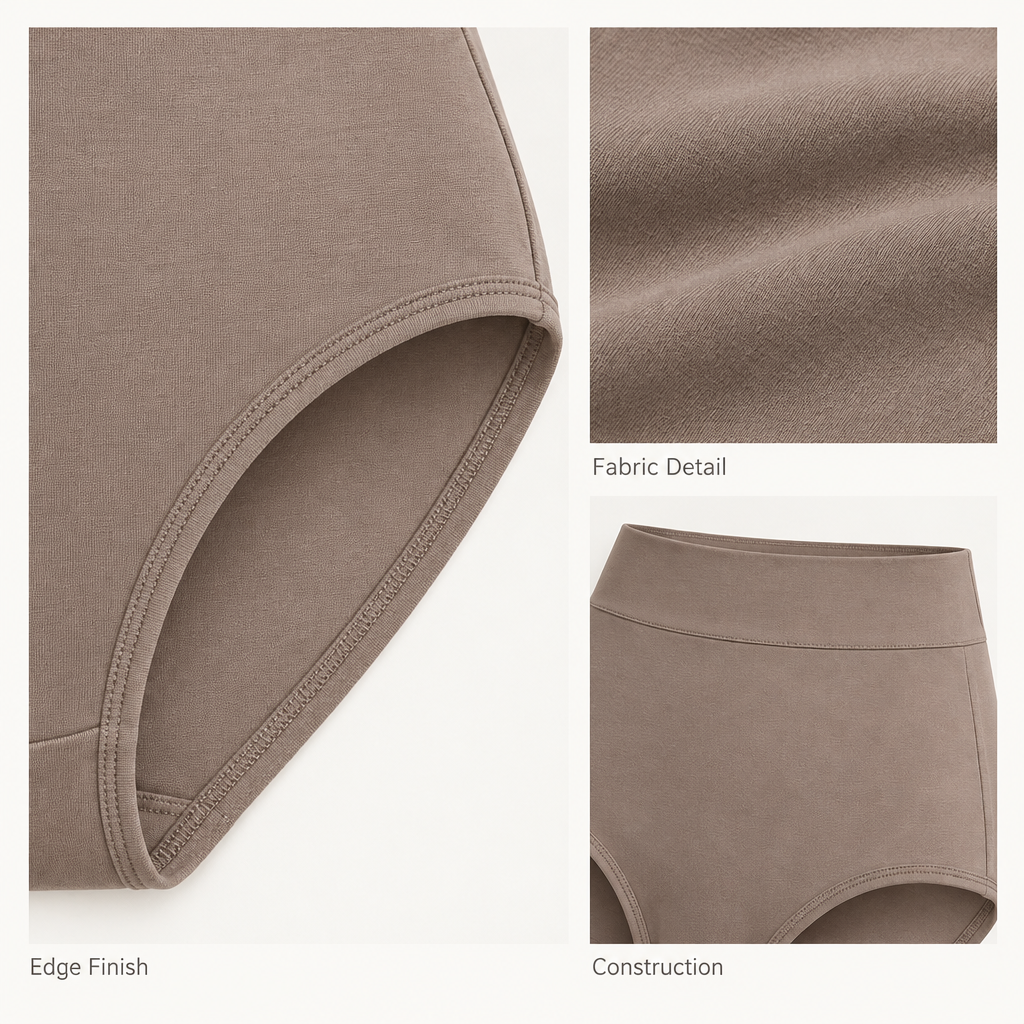 High-Rise Everyday Briefs fabric and construction details